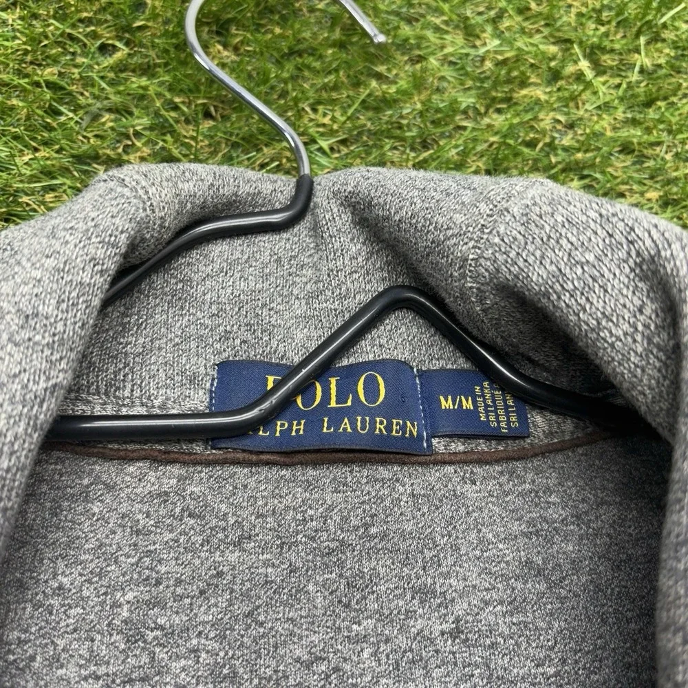 Polo Ralph Lauren Sweater Mens Medium Knit Cowl Neck Preppy Quiet Luxury y2k